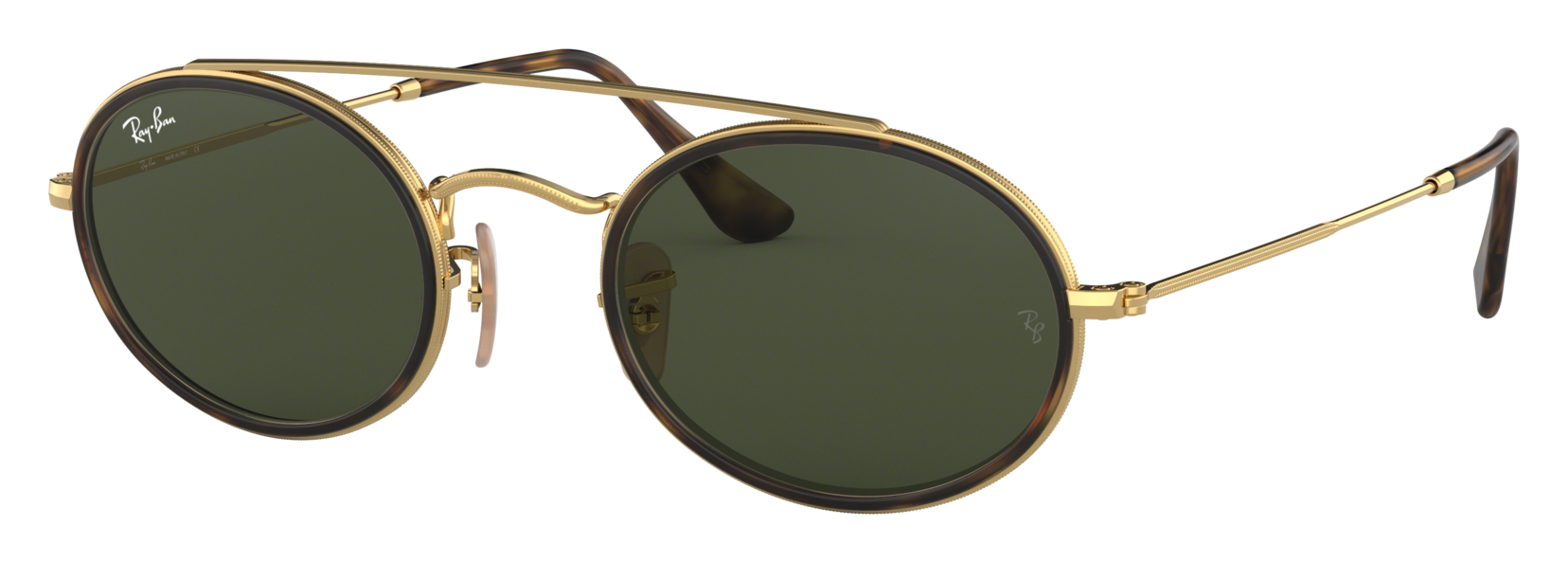 Ray-Ban Oval Double Bridge RB3847 Sunglasses | Bass Pro Shops